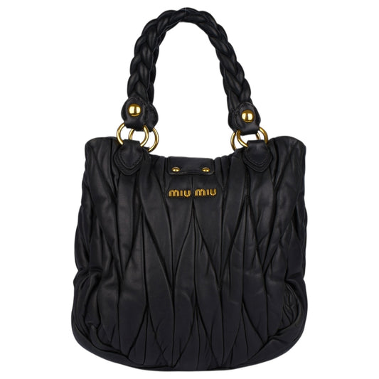 Miu Miu Quilted Leather Handbag