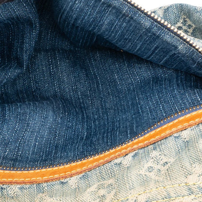 Louis Vuitton Denim Monogram Baggy PM Shoulder Bag