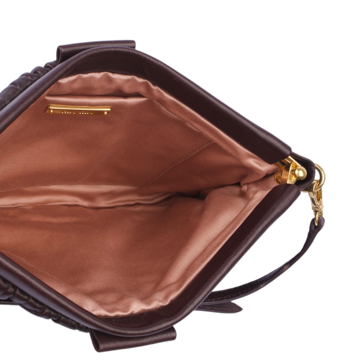 Miu Miu Quilted Leather Pochette Shoulder Bag