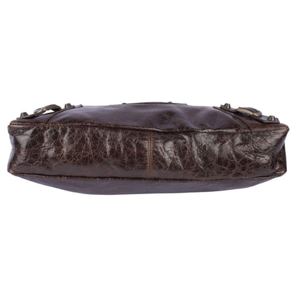 Balenciaga Brown Leather City Bag