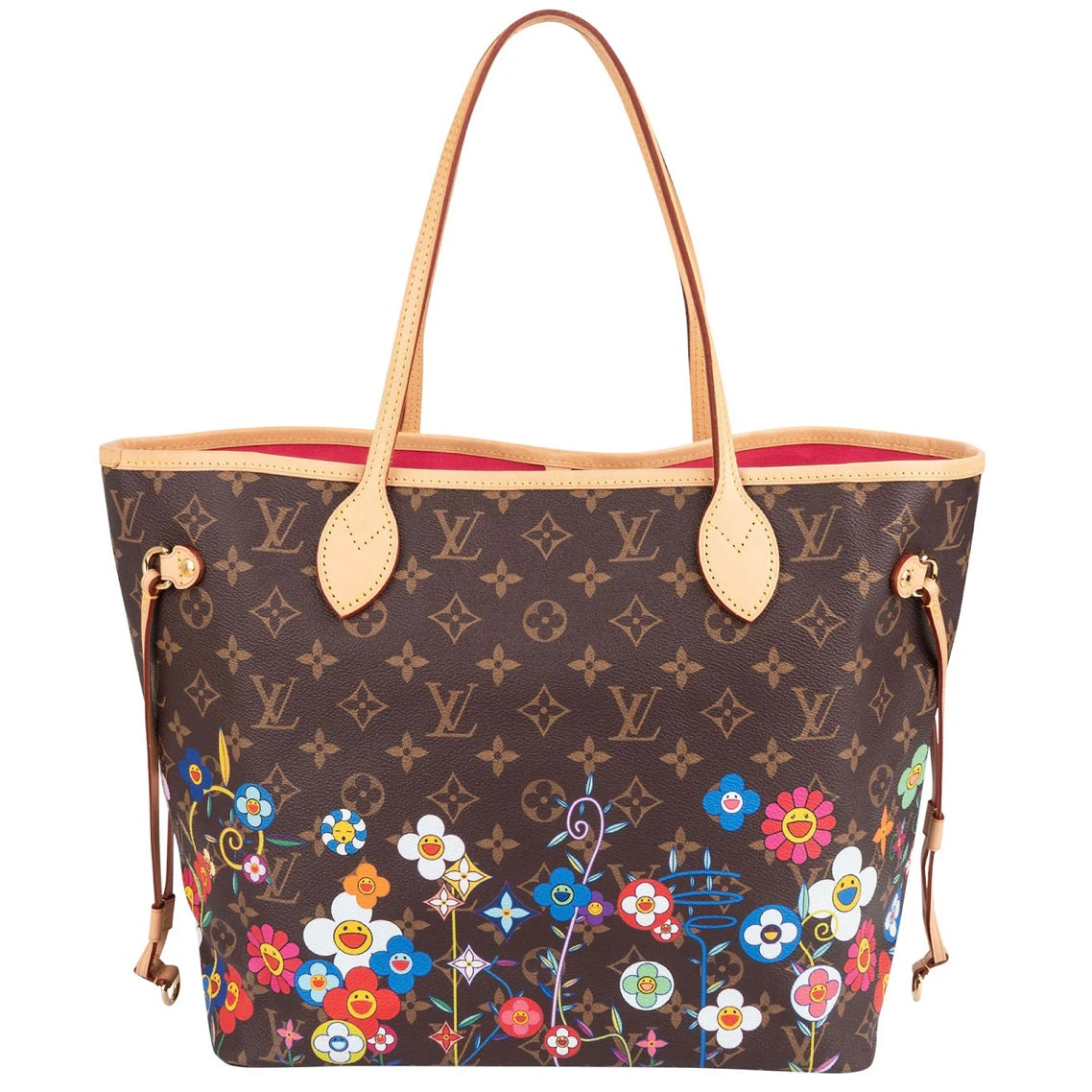 Louis Vuitton Monogram
Canvas Murakami Flowers
Neverfull MM Shoulder
Bag