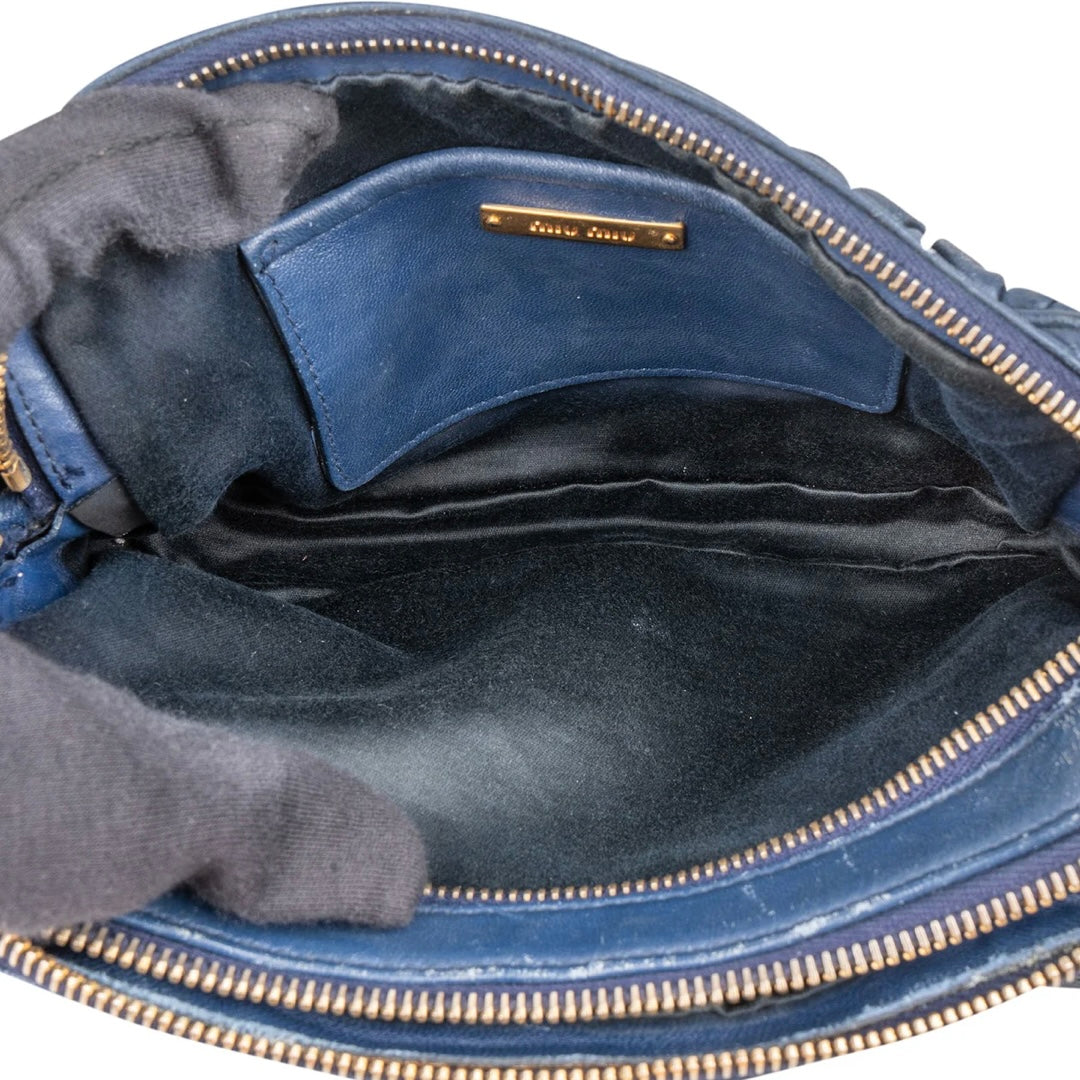 Miu Miu Matelassé Leather Camera Crossbody Bag