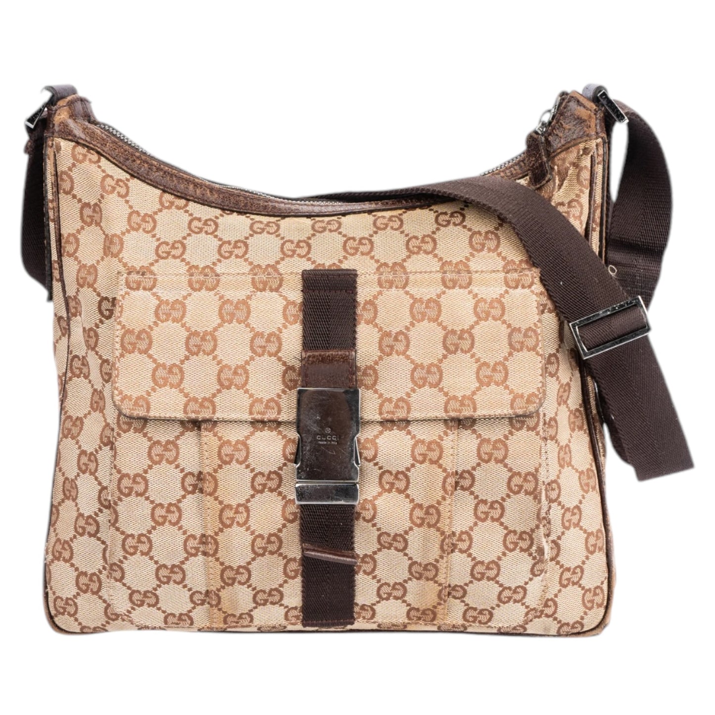 Gucci GG Monogram Jackie Crossbody Bag