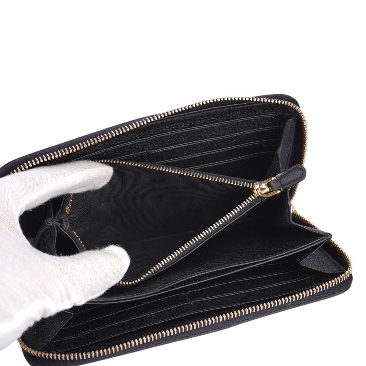 Prada Soft Leather Long Wallet
