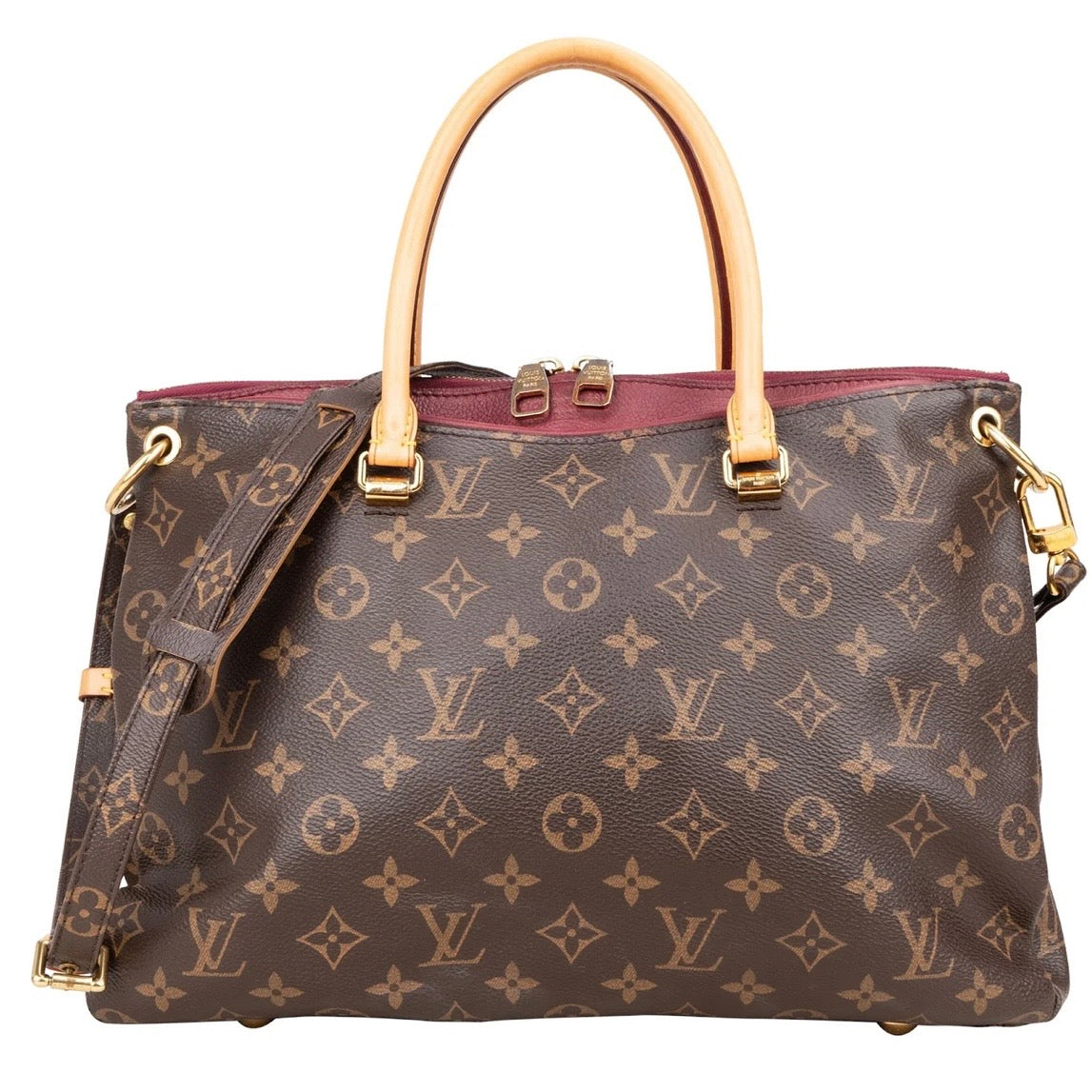 Louis Vuitton Monogram Canvas Pallas MM Handbag