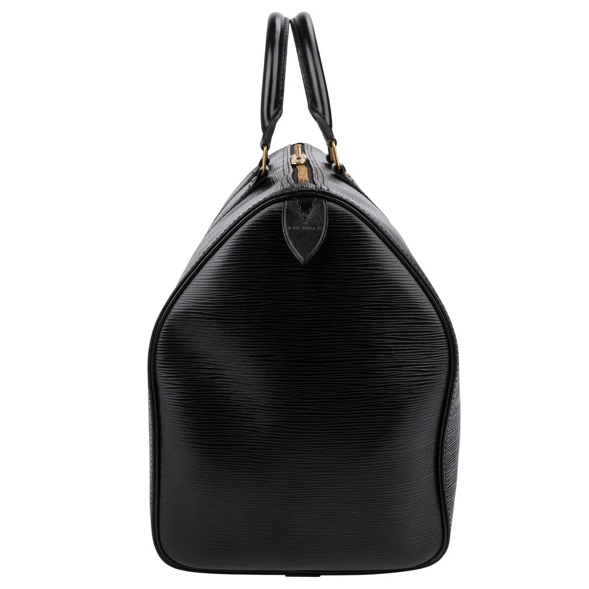 Louis Vuitton Noir Epi Leather Keepall 45 Travel Bag