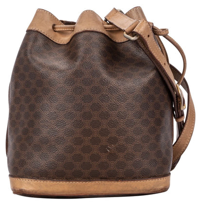 Celine Macadam Drawstring Bucket Shoulder Bag