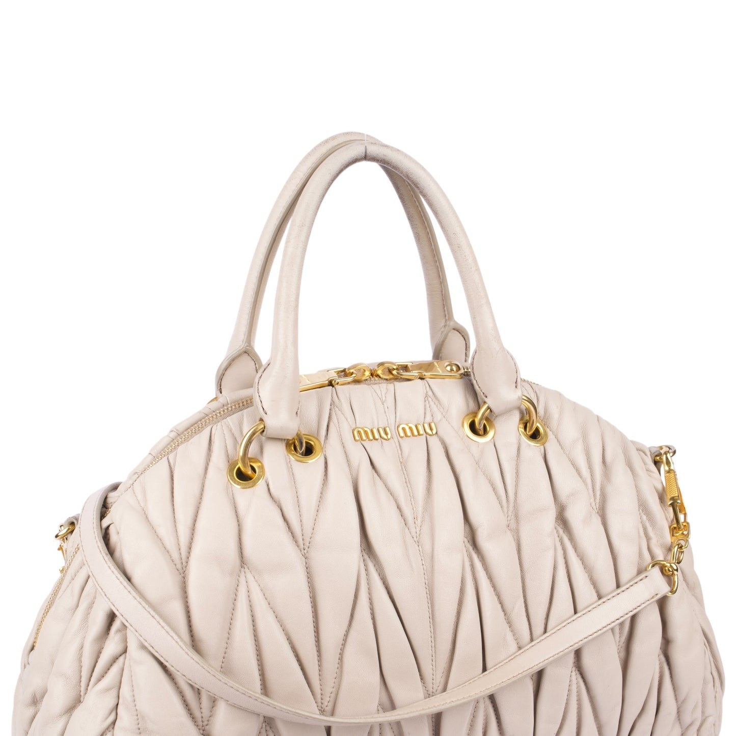 Miu Miu Quilted Leather Handbag