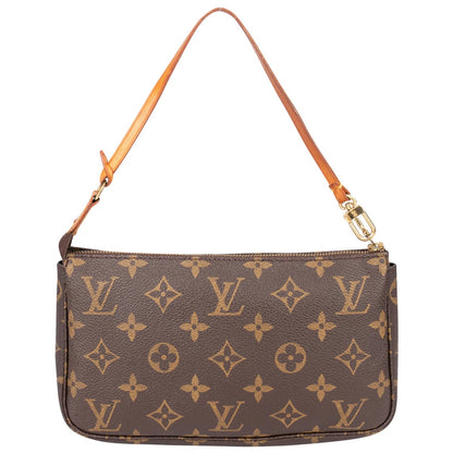 Louis Vuitton Canvas Monogram Pochette Accessory Handbag