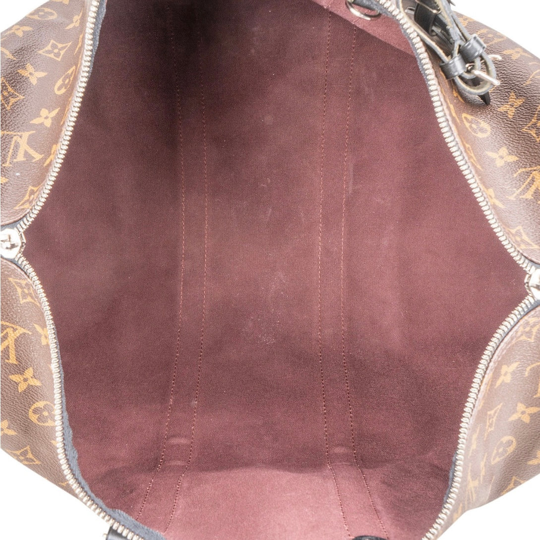 Louis Vuitton Monogram Macassar Keepall 45 Shoulder Travel Bag
