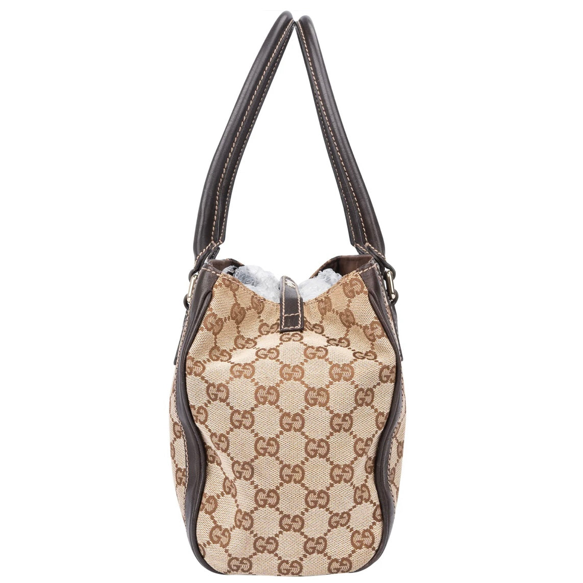 Gucci GG Monogram Leather Flower Handbag