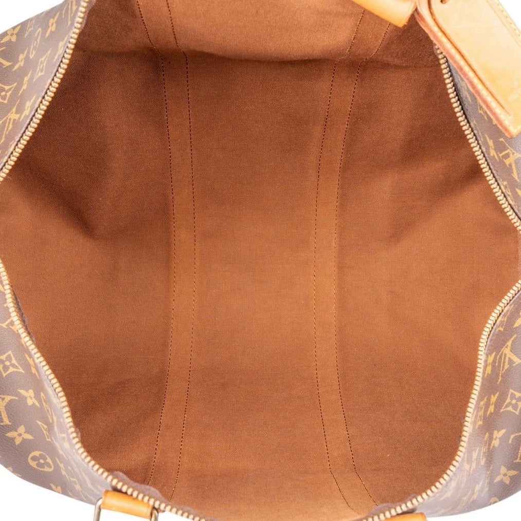 Louis Vuitton Monogram Canvas Keepall 50 Bandoulière Travel Bag