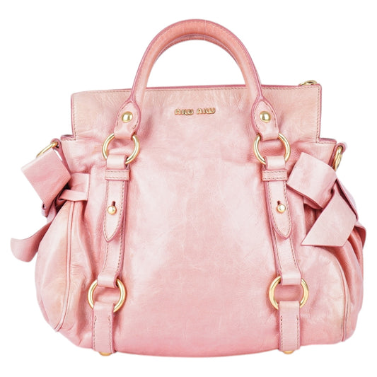 Miu Miu Vitello Lux 2-Way Bag