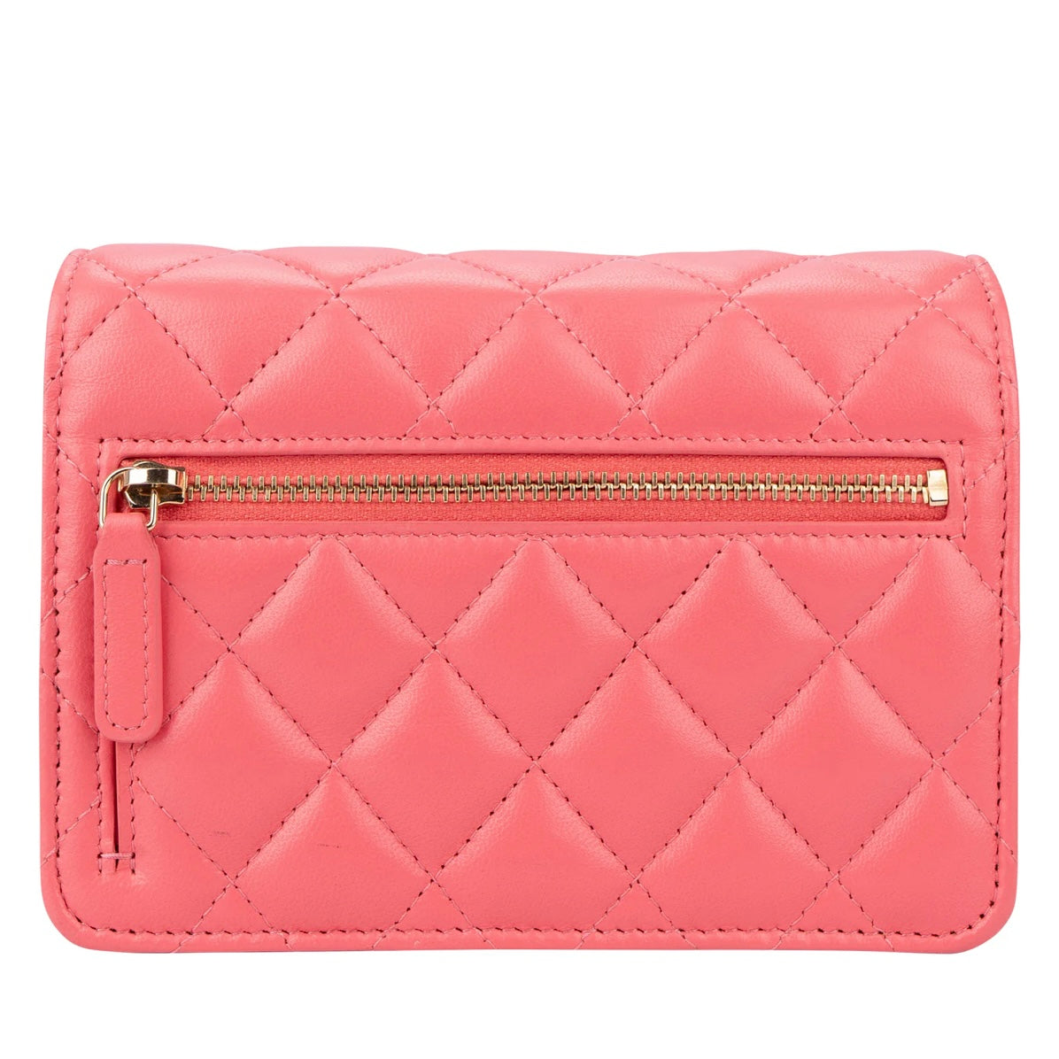 Chanel Quilted Lambskin Wallet On Chain Crossbody Bag