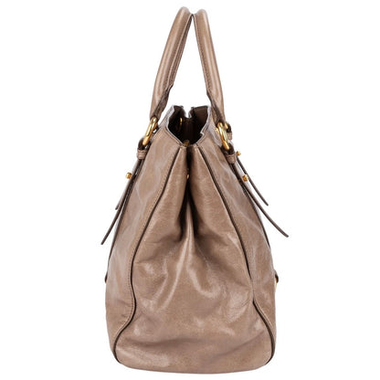 Miu Miu Vitello Lux
Leather Tote Handbag