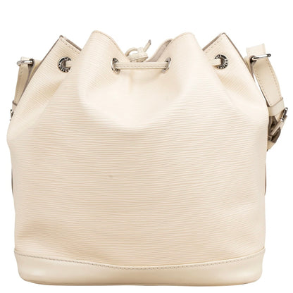 Louis Vuitton Blanco Epi Leather NM Noé Small Shoulder Bag