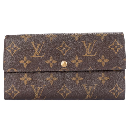 Louis Vuitton Canvas Monogram Sarah Wallet