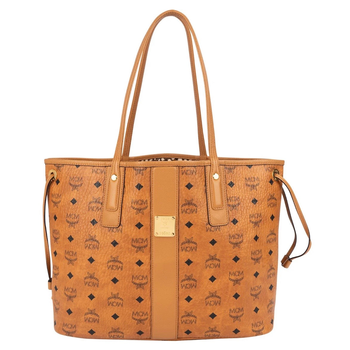 MCM Monogram Visetos Liz Shopper Shoulder Bag