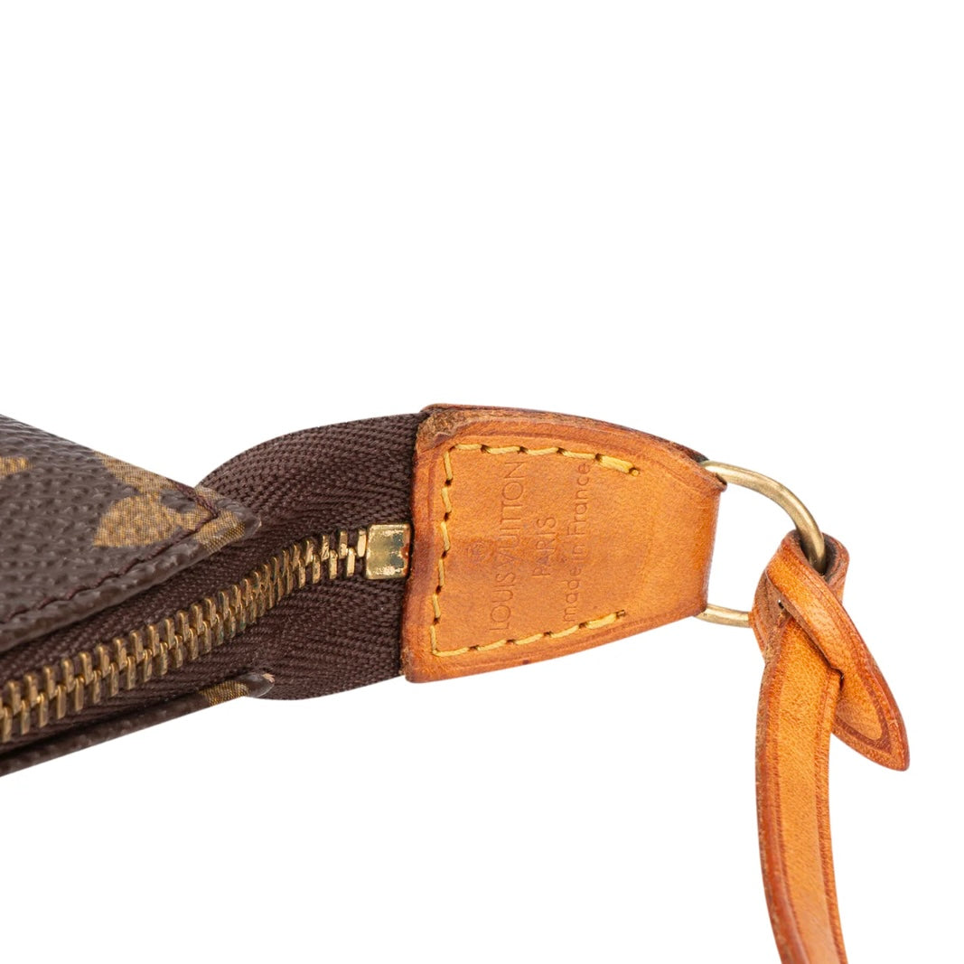 Louis Vuitton Canvas Monogram Pochette Accessory Handbag