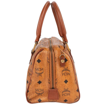 MCM Monogram Visetos Boston Handbag