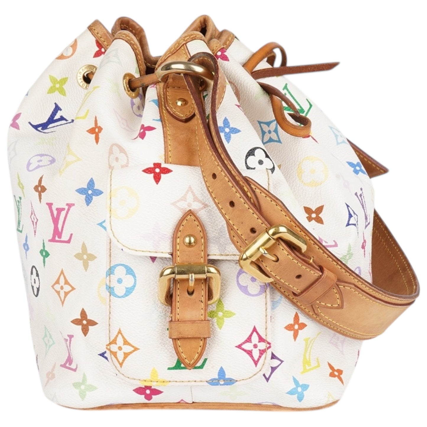 Louis Vuitton Murakami Multicolor Sac Noe Petit Shoulder Bag