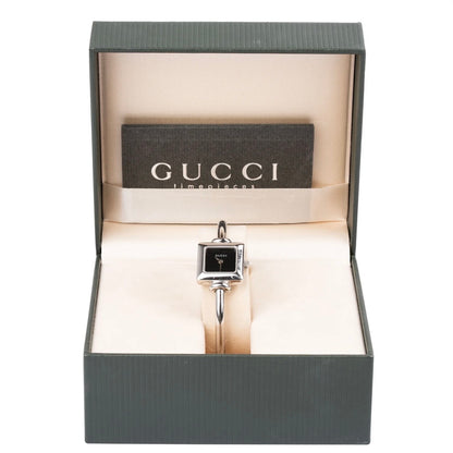 Gucci Silver Tone 1900 L Bangle Women Watch