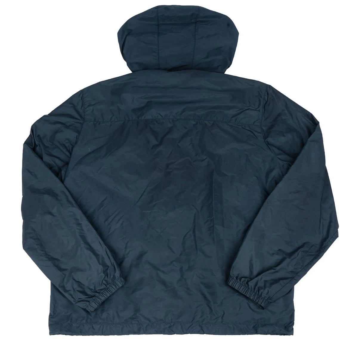 Prada Navy Nylon Triangle Windbreaker Jacket (L-XL)