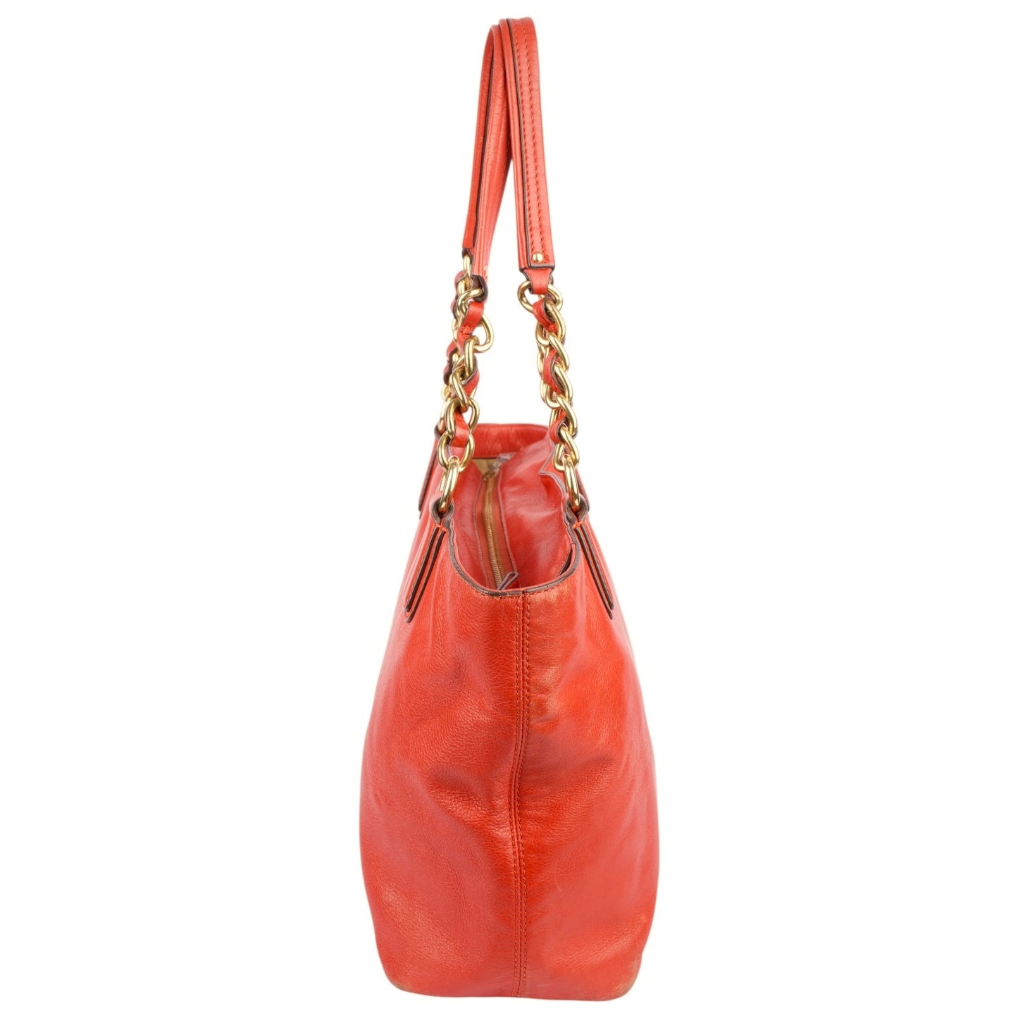 Coach Red Leather Shoulder Bag