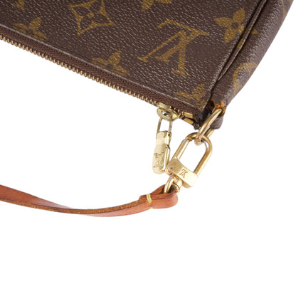 Louis Vuitton Canvas Monogram Pochette Accessoire Handbag