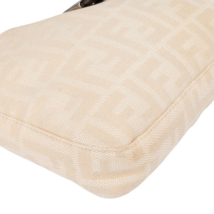 Fendi FF Monogram Baguette Buckle Shoulder Bag