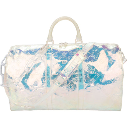 Louis Vuitton Transparent Prism By Virgil Abloh Keepall Bandouliere 50