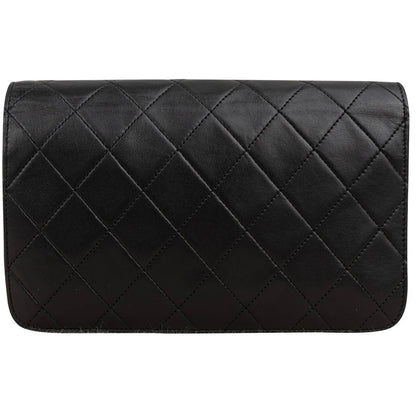 Chanel Quilted Lambskin 24K Gold Single Flap Shoulder Bag