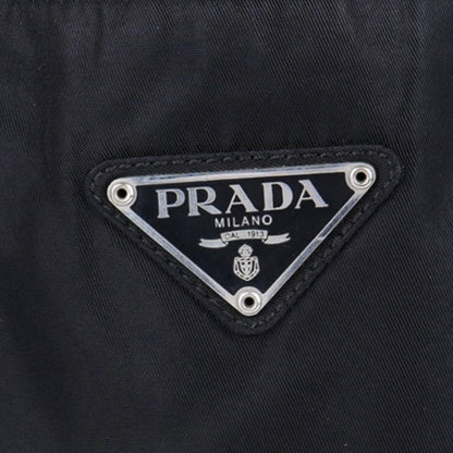 Prada Black Nylon Triangle Handbag