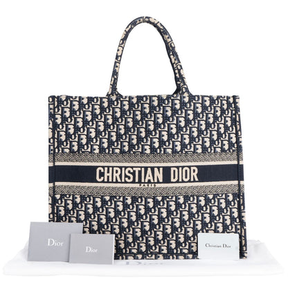 Christian Dior Large Book Tote Monogram Shopper Bag