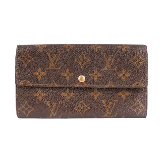 Louis Vuitton Canvas Monogram Long Wallet