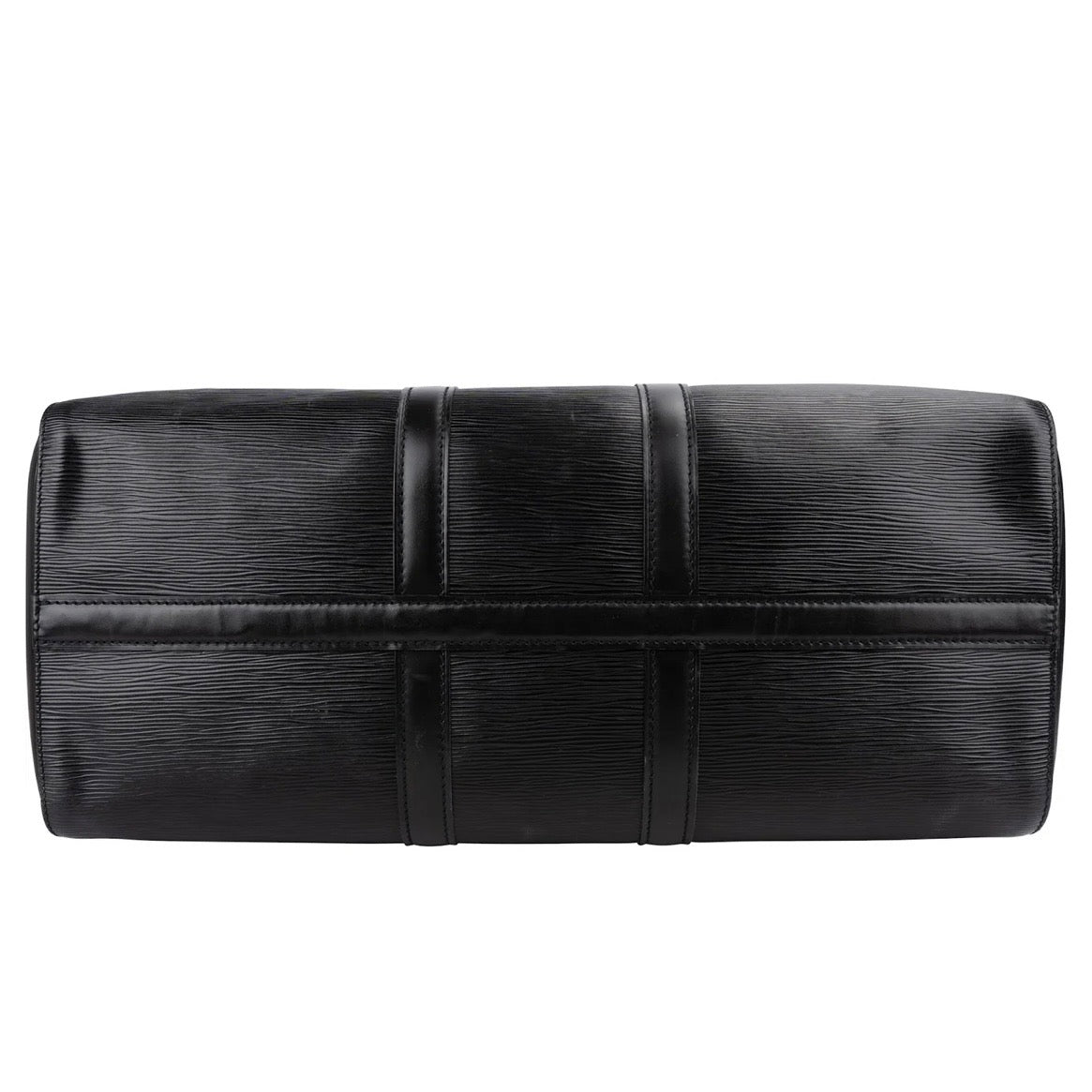 Louis Vuitton Noir Epi Leather Keepall 45 Travel Bag