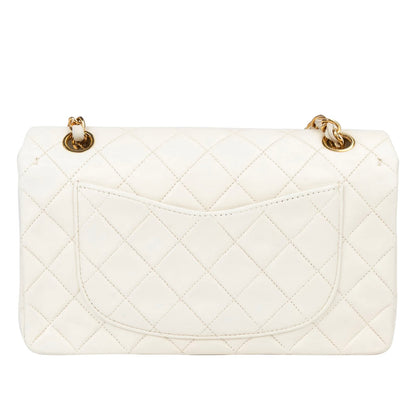 Chanel Quilted Lambskin 24K Small Double Flap Crossbody Bag
