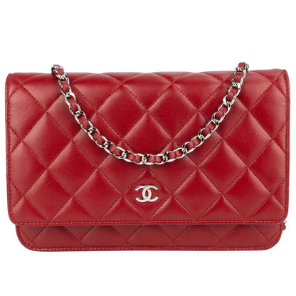 Chanel Quilted Lambskin Wallet On Chain Crossbody Bag