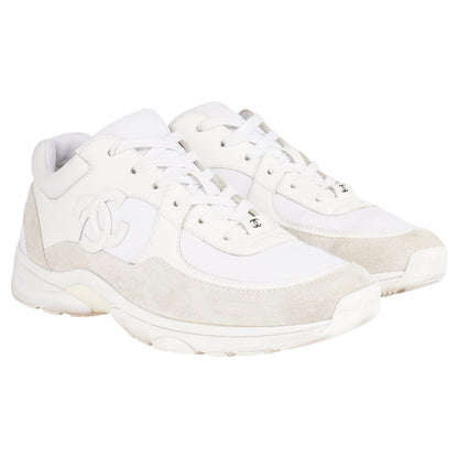 Chanel CC Suede Sneaker