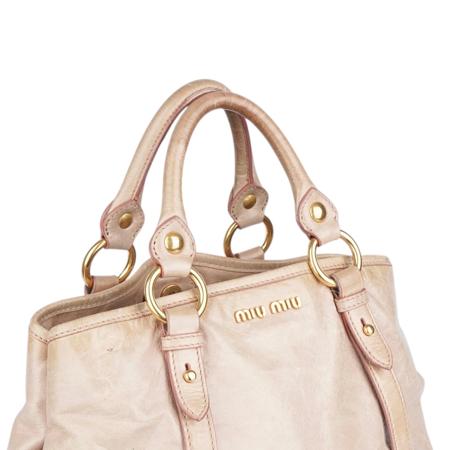 Miu Miu Classic Leather Handbag