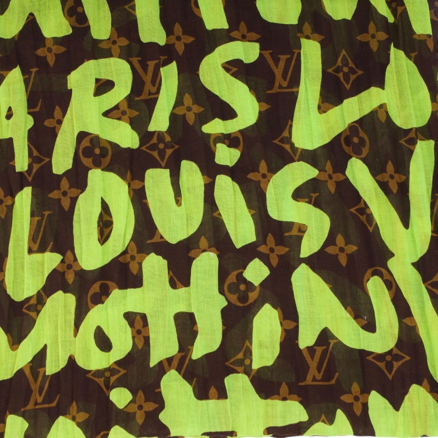 Louis Vuitton x Stephen Sprouse Monogram Graffiti Scarf