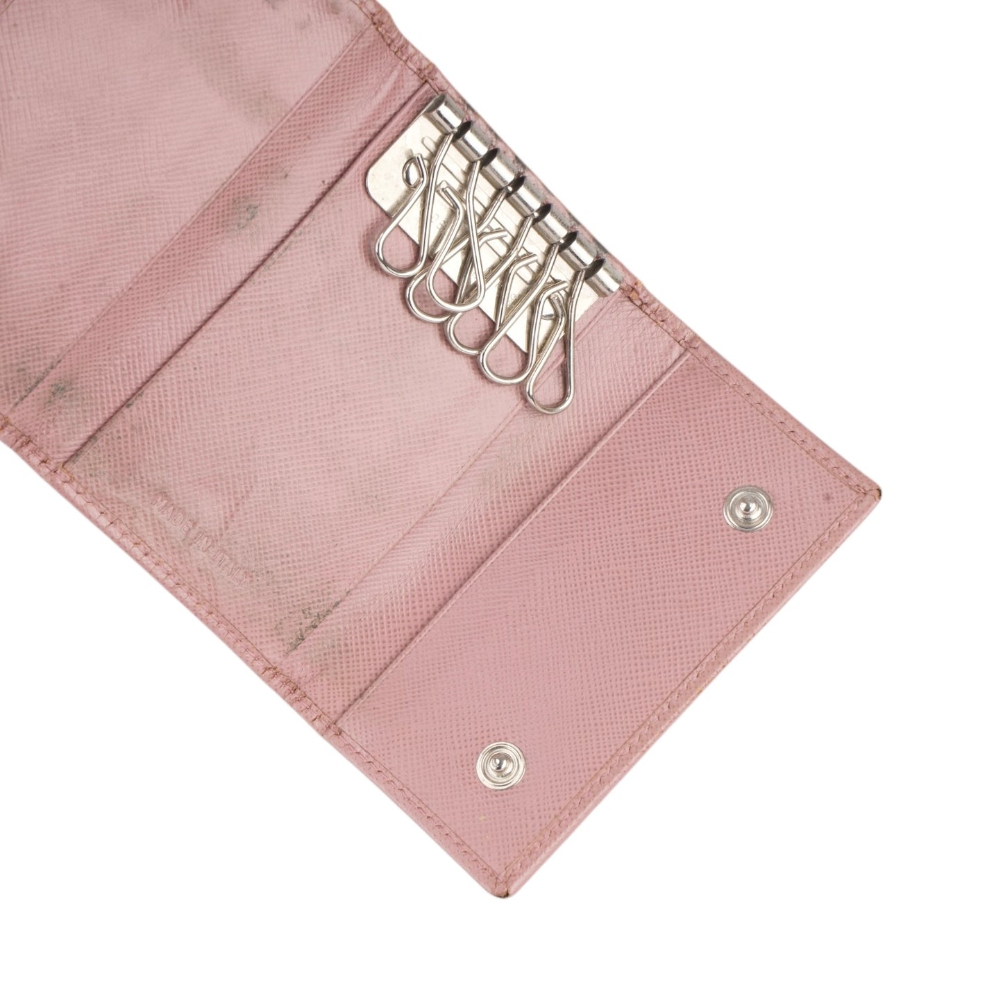 Prada Saffiano Leather Keyholder