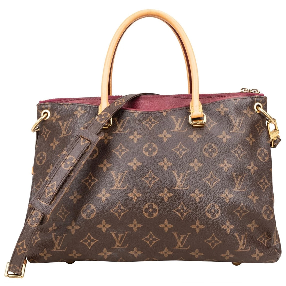 Louis Vuitton Monogram Canvas Pallas MM Handbag