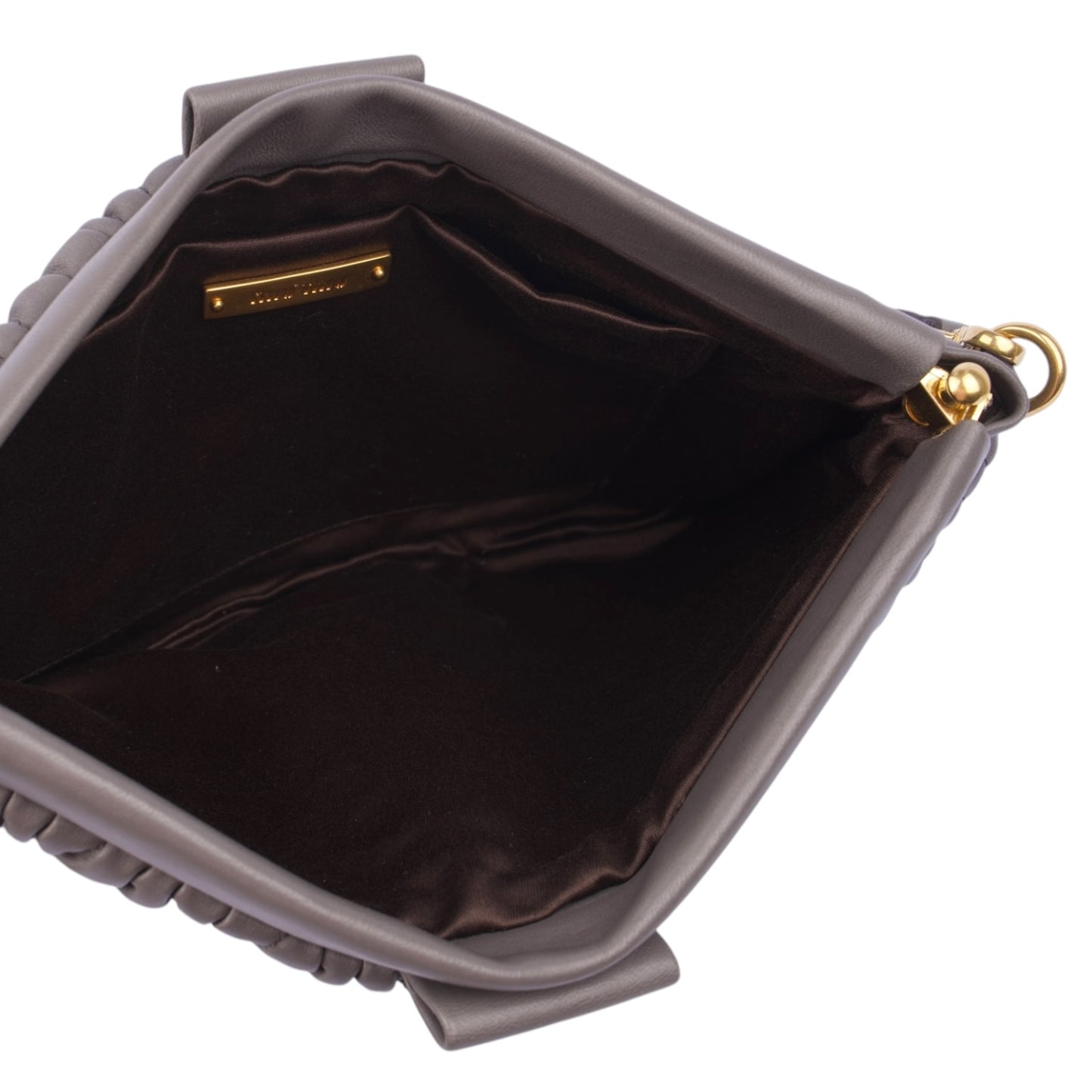 Miu Miu Quilted Leather Pochette Shoulder Bag