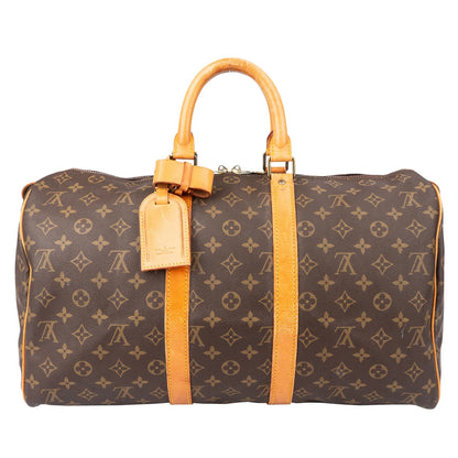 Louis Vuitton Canvas Monogram Keepall 45