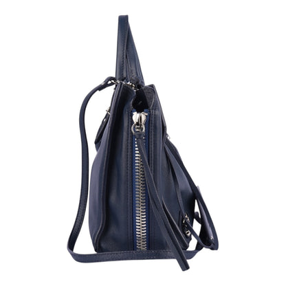 Balenciaga Blue Leather Paper Handbag