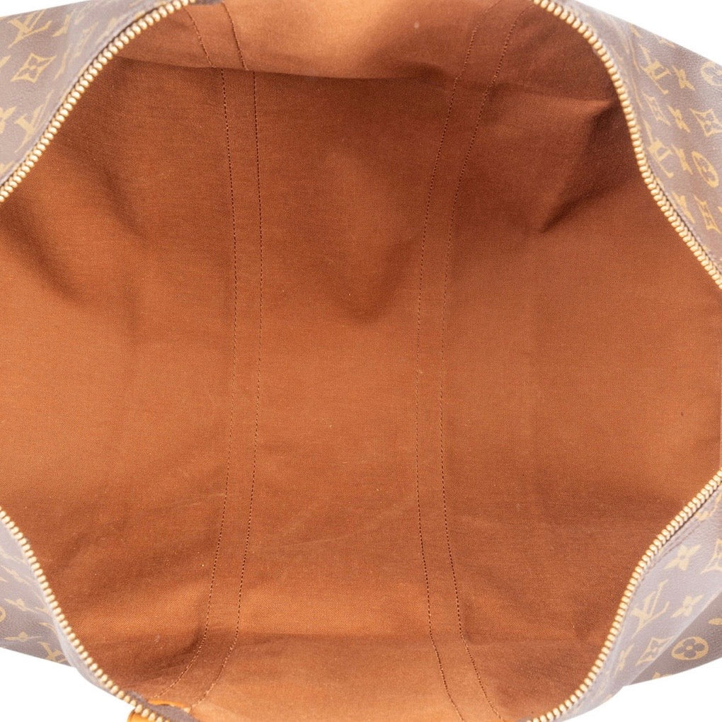 Louis Vuitton Monogram Canvas Keepall 55 Shoulder Travel Bag