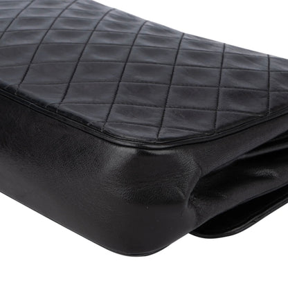 Chanel Quilted Lambskin 24K Gold Single Flap