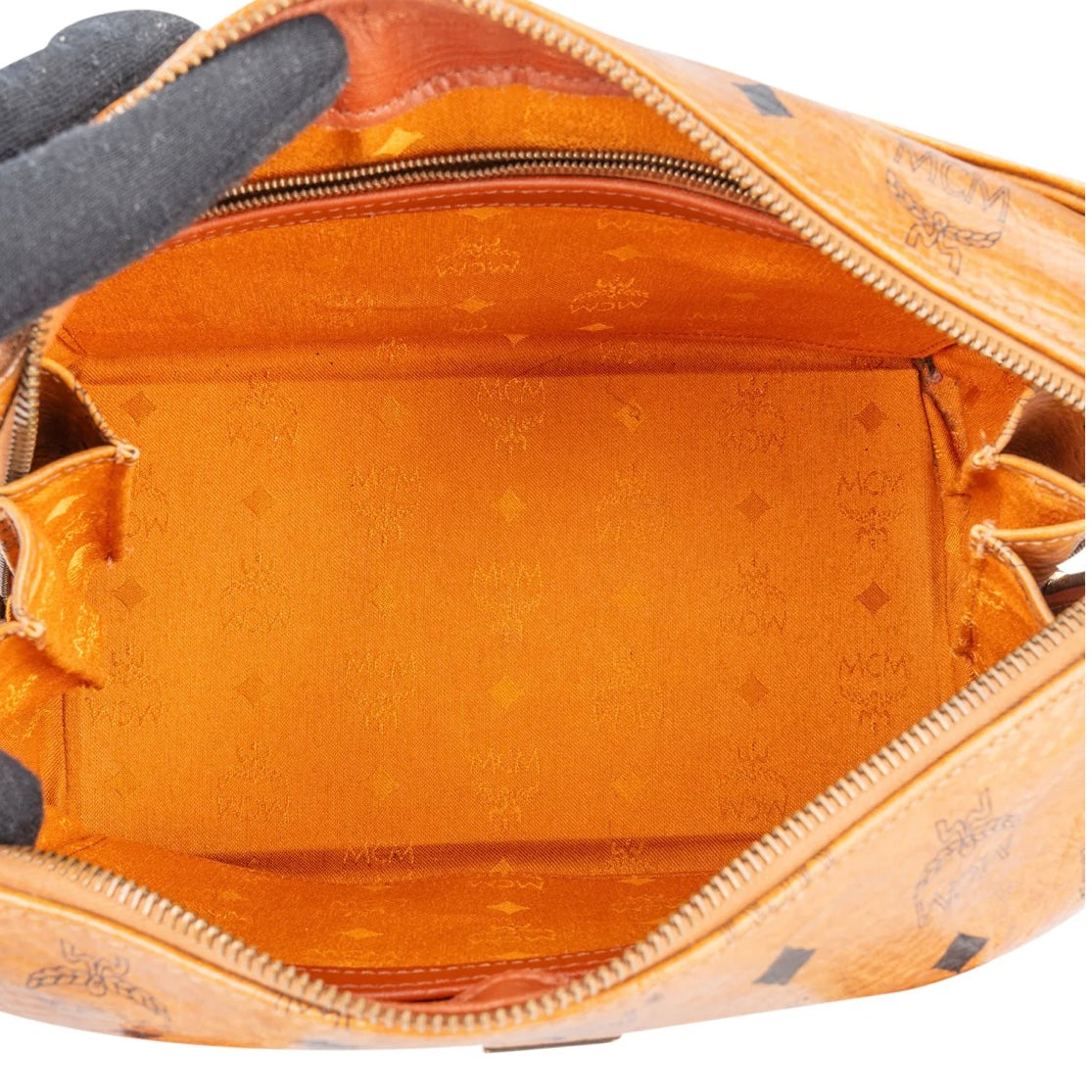 MCM Monogram Visetos Boston Handbag
