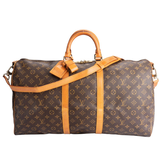 Louis Vuitton Canvas Monogram Keepall Bandouliere 55